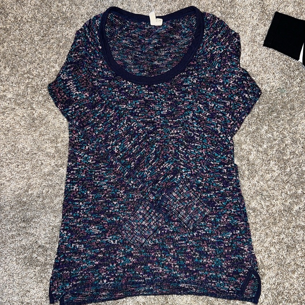 Free People Marled Knit Pullover Sweater Size XS - Picture 3 of 9
